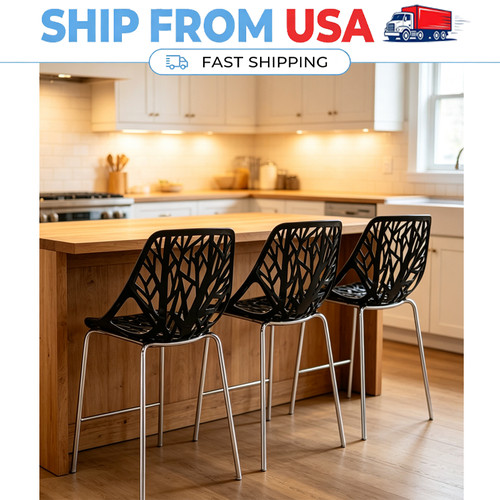 Modern dining chairs set 4 - modern, of